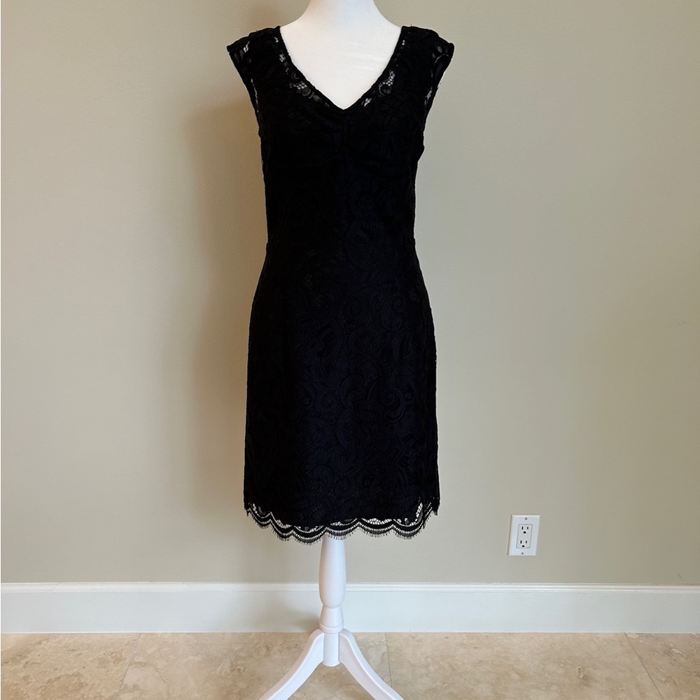 Lilly Pulitzer Elegant Black Midi Dress